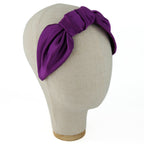 Cerchietto Vivien in Raso Ciclamino