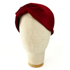 Serre-tête Vivien en satin rouge