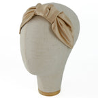 Serre-tête Vivien en satin biscuit