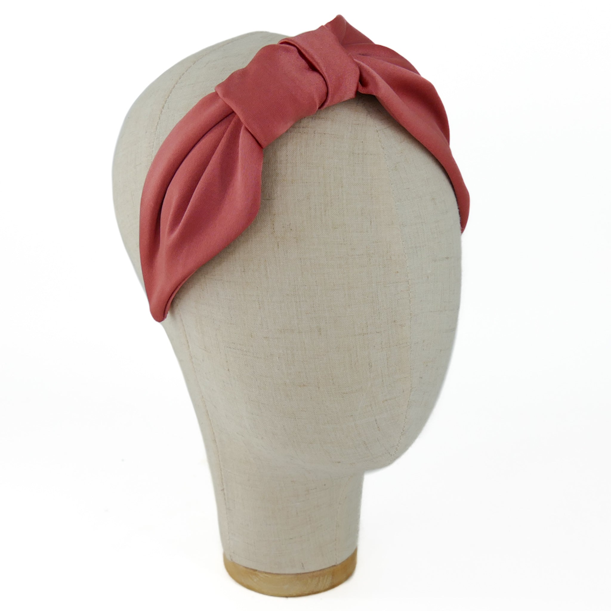 Serre-tête Vivien en satin rose