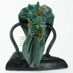 Cerchietto Liberty Vivien in Velluto Acqua Marina