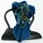 Cerchietto Liberty Vivien in Velluto Azzurro Intenso Vol.2