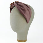 Cerchietto Liberty Vivien in Velluto Rosa Antico