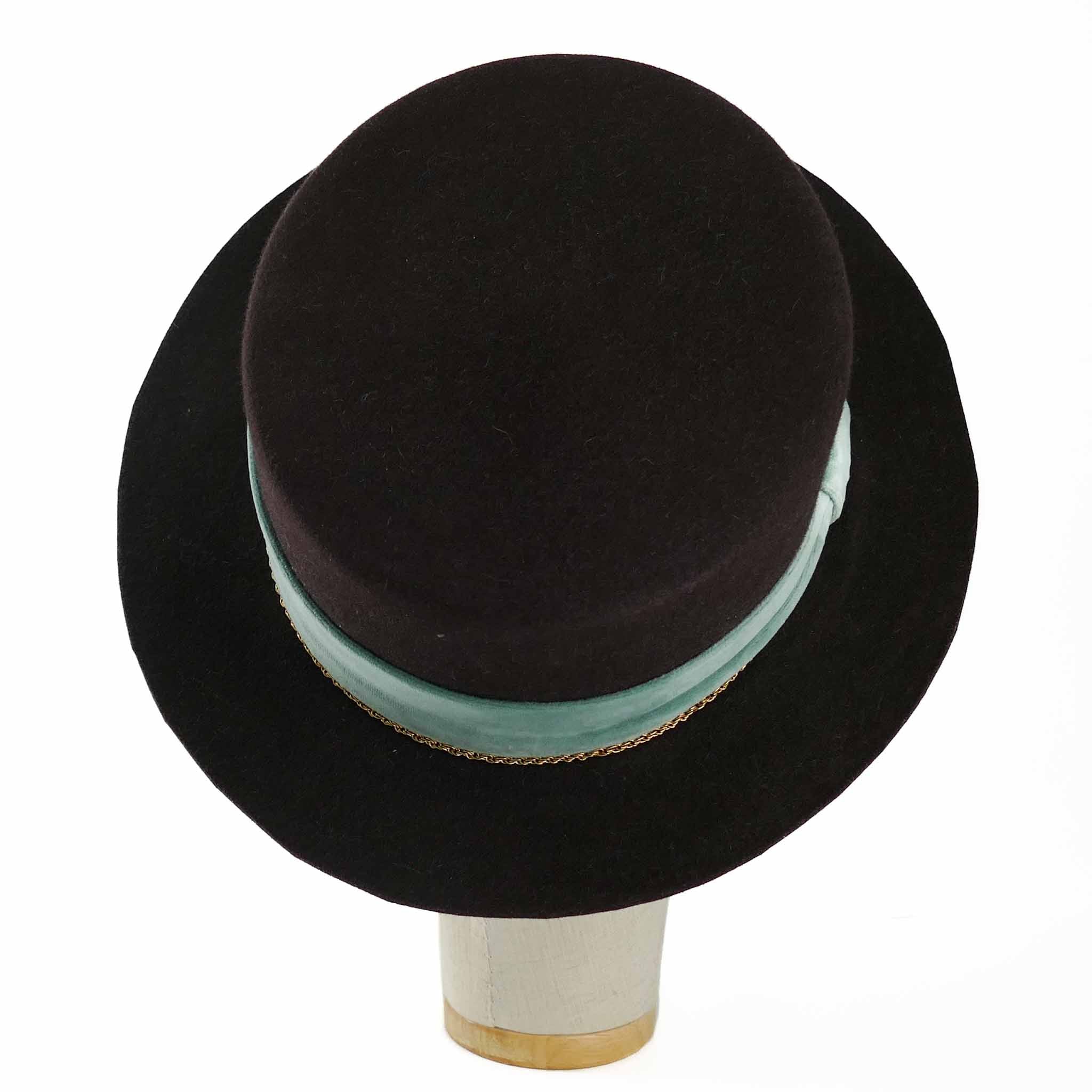 Cappello Falda Stretta Marrone