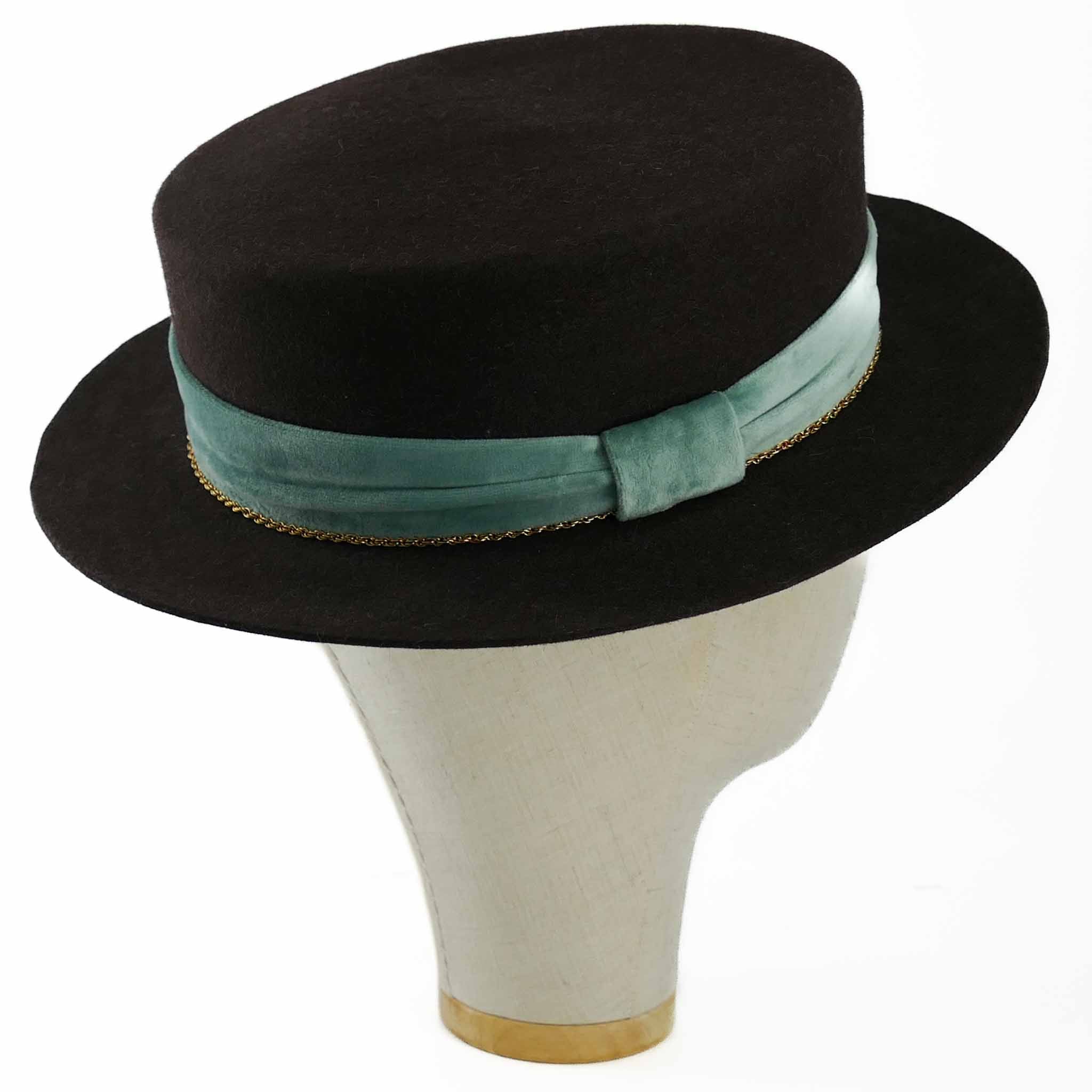 Cappello Falda Stretta Marrone