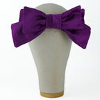 Nœud Damoiselle cyclamen en satin