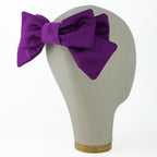 Nœud Damoiselle cyclamen en satin