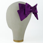 Nœud Damoiselle cyclamen en satin