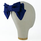 Nœud Damoiselle bleu en satin