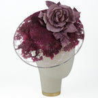 Jardin Secret - Fascinator Rose et Dentelle
