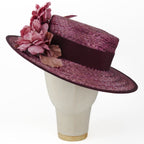 Jardin Secret - Camélia Bordeaux hat