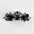 Black Velvet Diamond Barrette