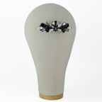 Black Velvet Diamond Barrette