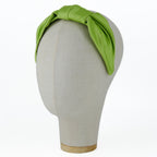 Cerchietto Vivien in Raso Verde Mela