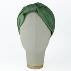Serre-tête Vivien en satin vert sauge