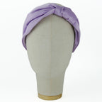 Cerchietto Vivien in Raso Lilla