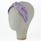 Cerchietto Vivien in Raso Lilla