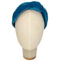 Vivien Headband in Deep Blue Velvet