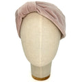 Serre-tête Vivien en velours rose nude
