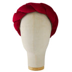 Cerchietto Lilly in Velluto Rosso Ciliegia