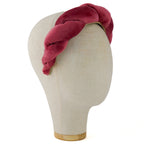 Cerchietto Lilly in Velluto Rosa Intenso