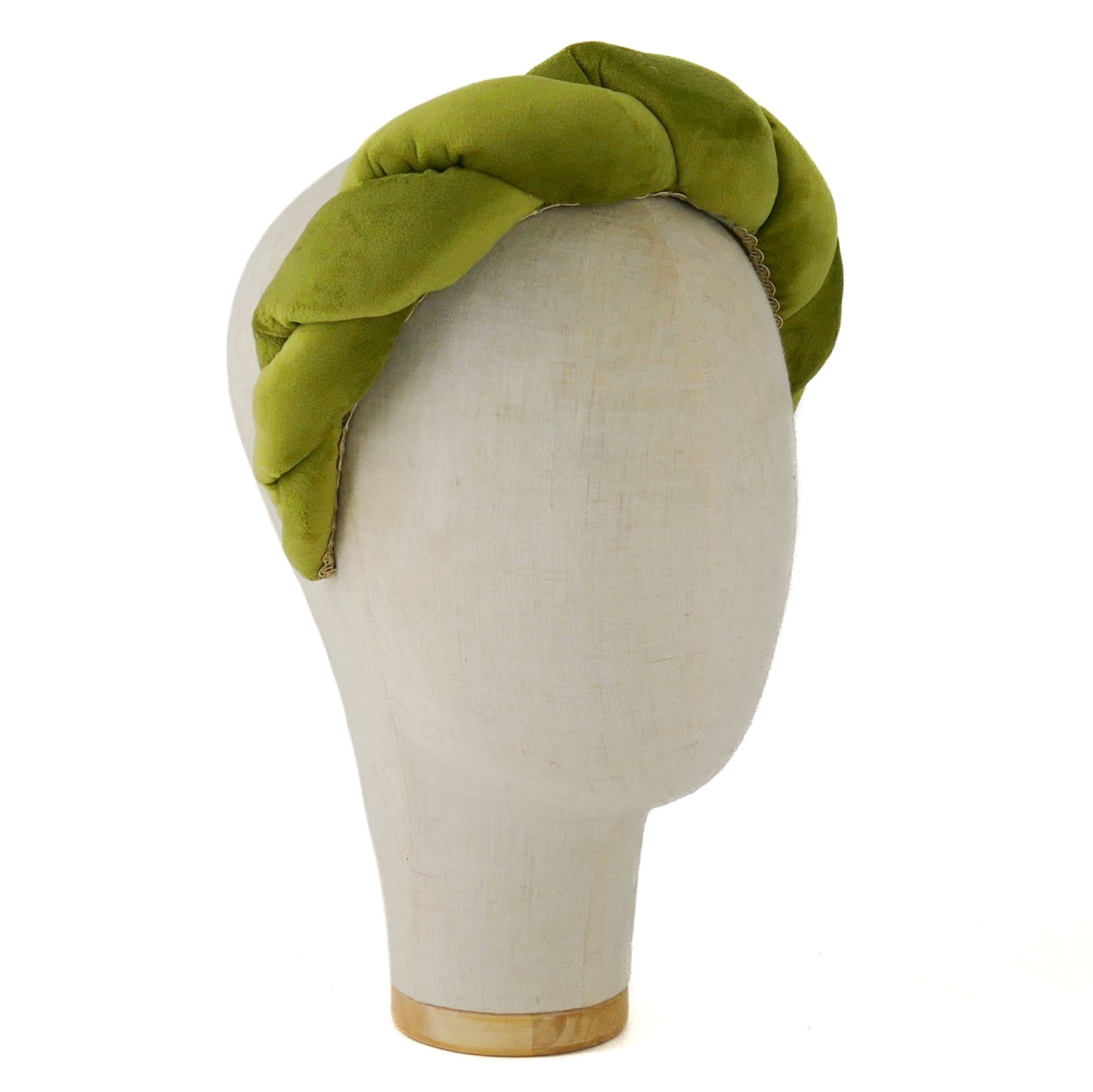 Cerchietto Lilly in Velluto Verde Cinabro