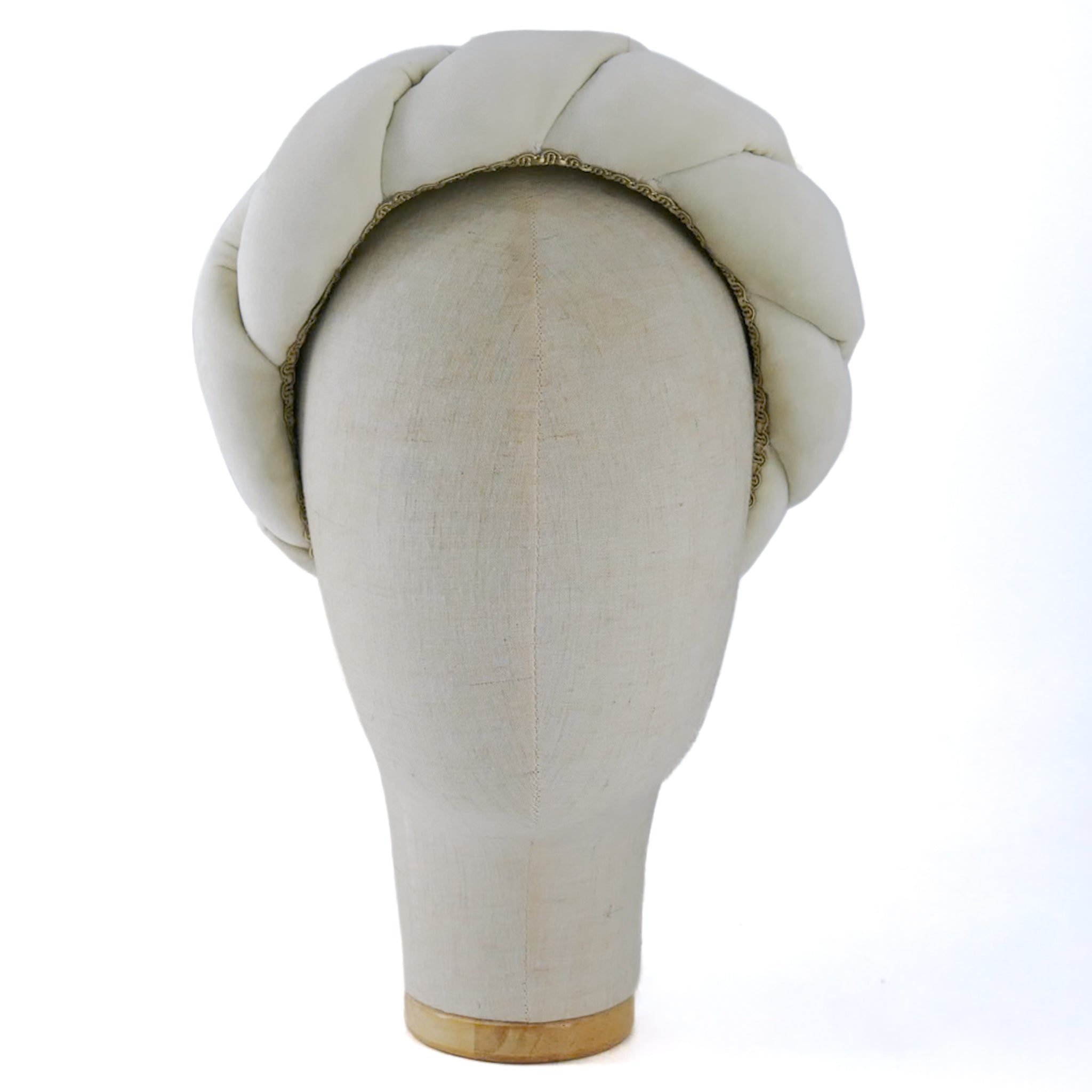 Cerchietto Lilly in Velluto Panna