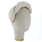 Cerchietto Lilly in Velluto Panna