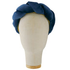 Cerchietto Lilly in Velluto Blu Ottanio