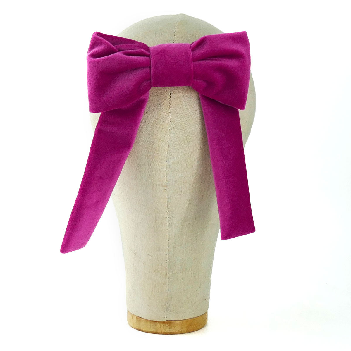 Fiocco Reinette in Velluto Rosa Big Bubble