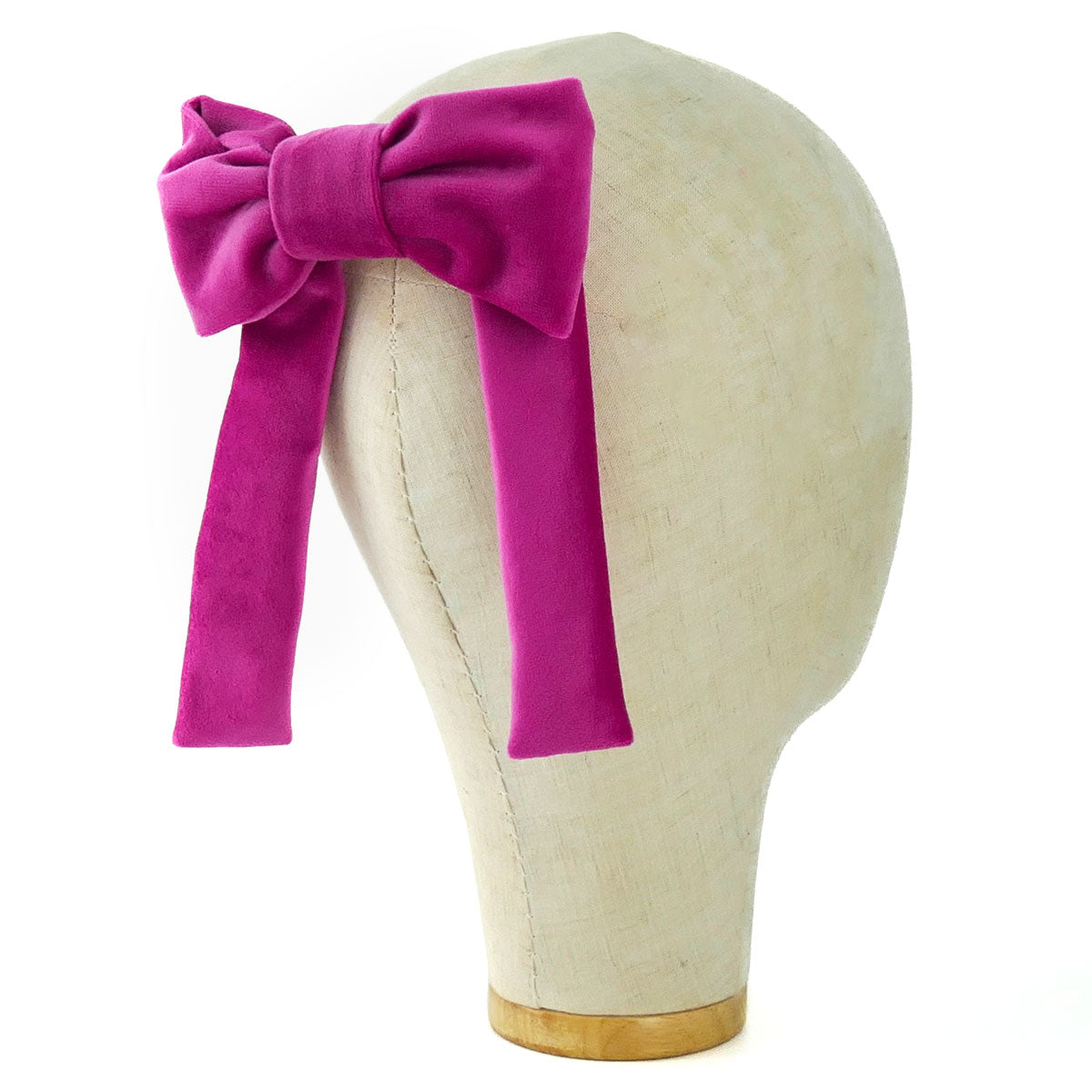 Fiocco Reinette in Velluto Rosa Big Bubble